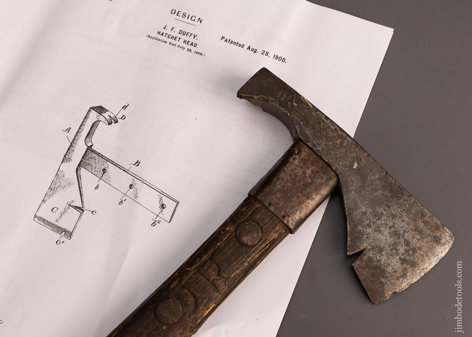 Rare J.F. DUFFY PATENT Hatchet - 99833