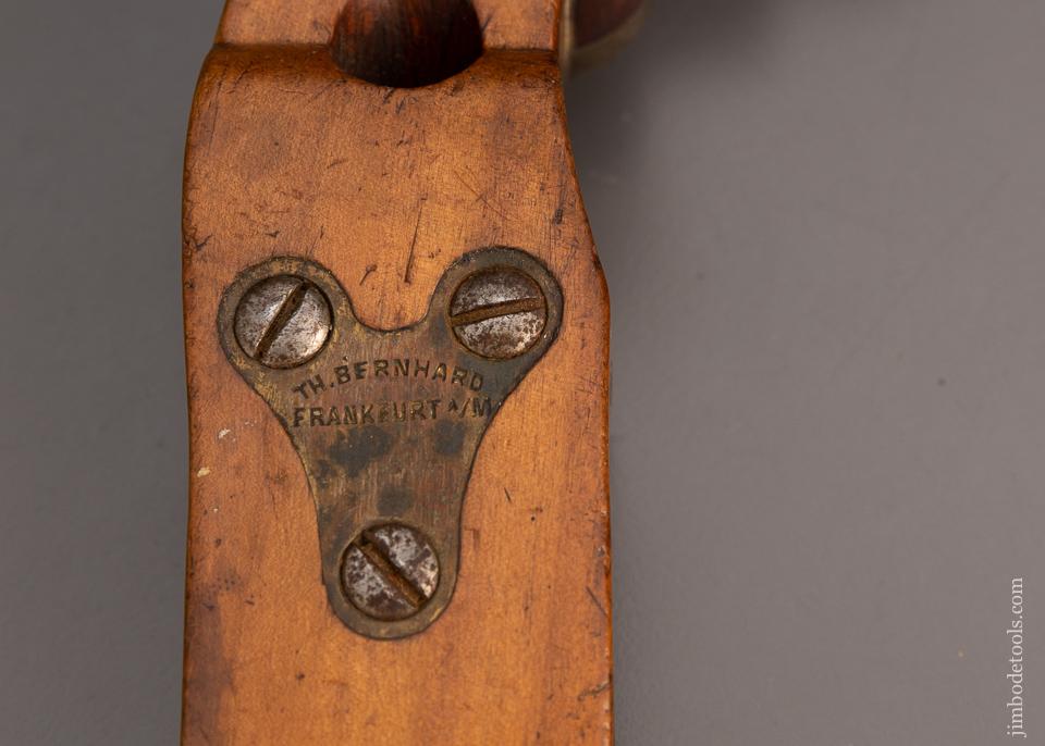Coach Maker's Plow Plane Signed TH. BERNHARD FRANKFURT A/M - 99844