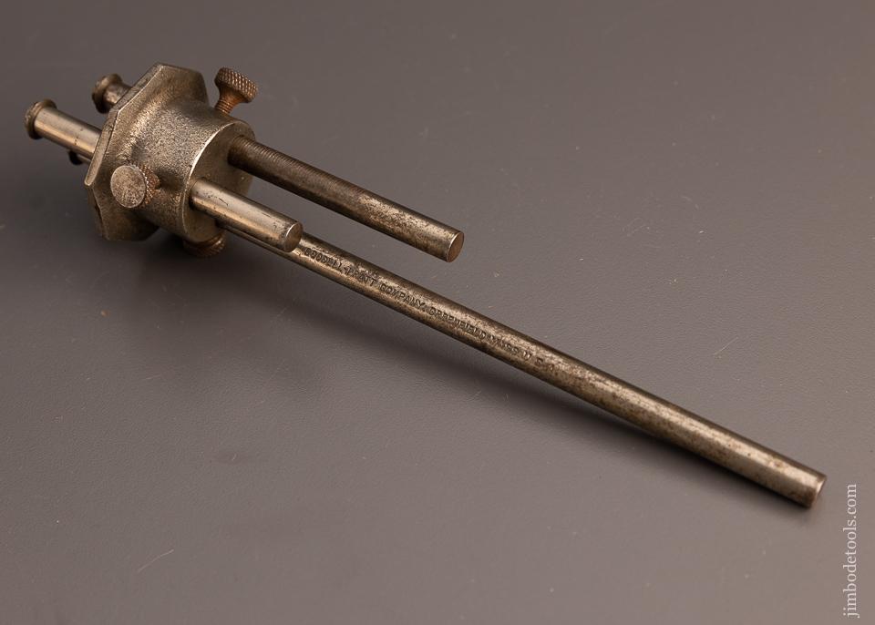 Rare and Fine GOODELL PRATT Pizza Wheel Triple Beam Marking Gauge and Mortise Gauge - 99849