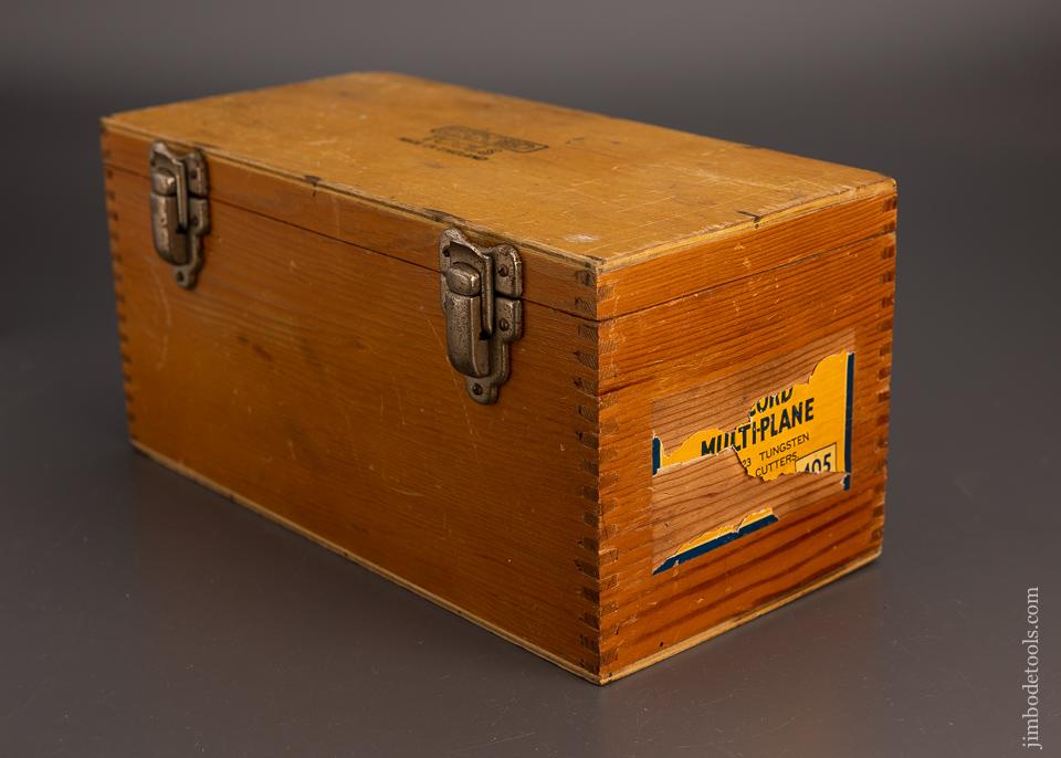 Fine & 100% Complete RECORD No. 405 Combination Plow Plane in Original Box - 99865