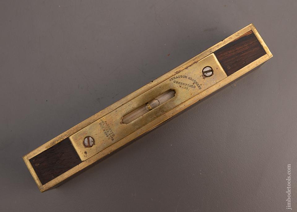 Fine 6 1/2 Inch STRATTON BROTHERS Rosewood Level - 99867