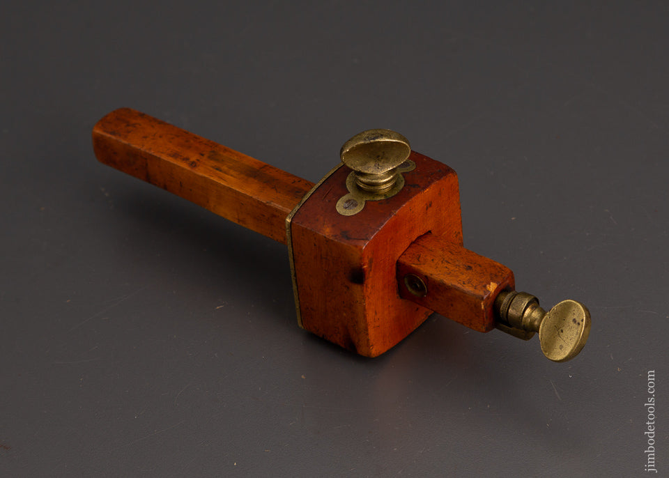 Boxwood Mortise Gauge ELIJAH BRIGGS FOXBORO, MASS. 1870 - 99879