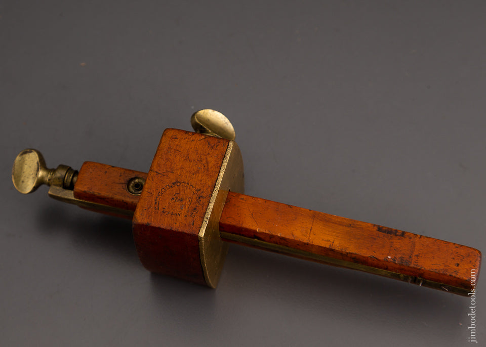 Boxwood Mortise Gauge ELIJAH BRIGGS FOXBORO, MASS. 1870 - 99879