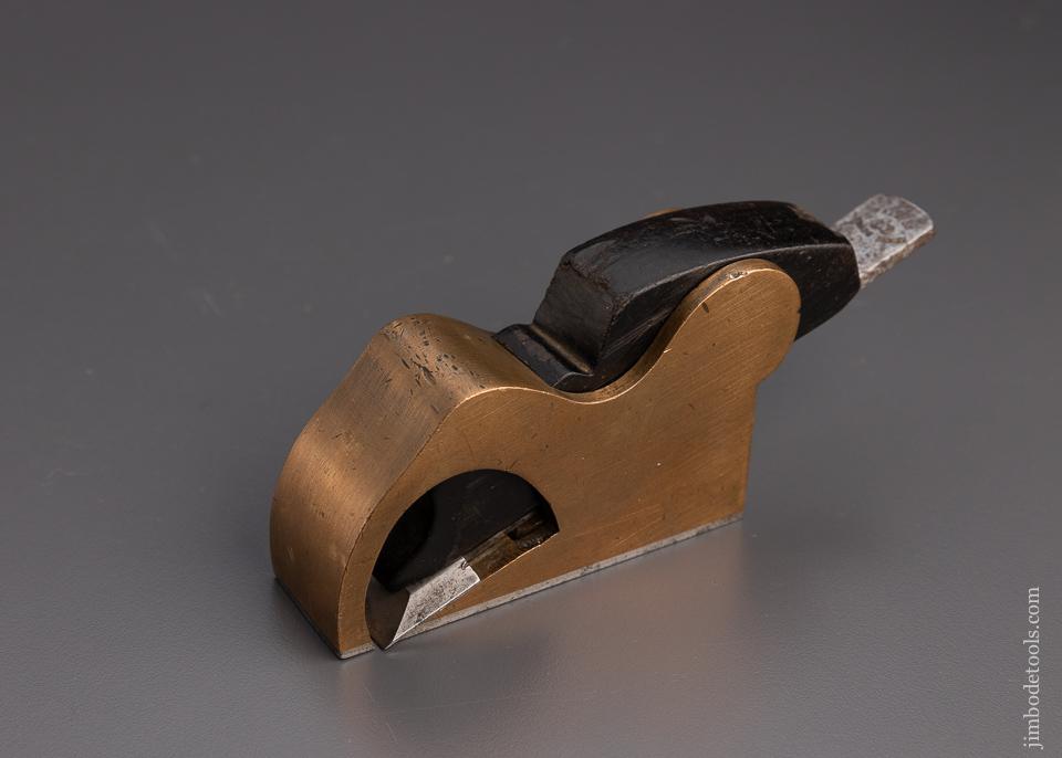 PRESTON Brass & Ebony Bullnose Plane - 99882