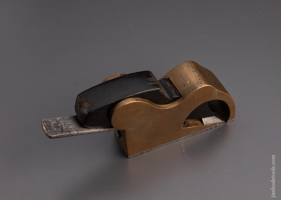 PRESTON Brass & Ebony Bullnose Plane - 99882