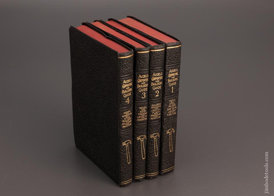 BOOKS: Complete Set of Audels Carpenters & Builders Volumes 1-4 - 99908