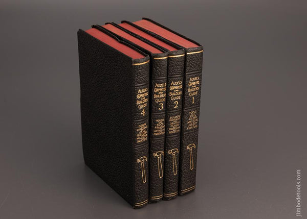 BOOKS: Complete Set of Audels Carpenters & Builders Volumes 1-4 - 99908