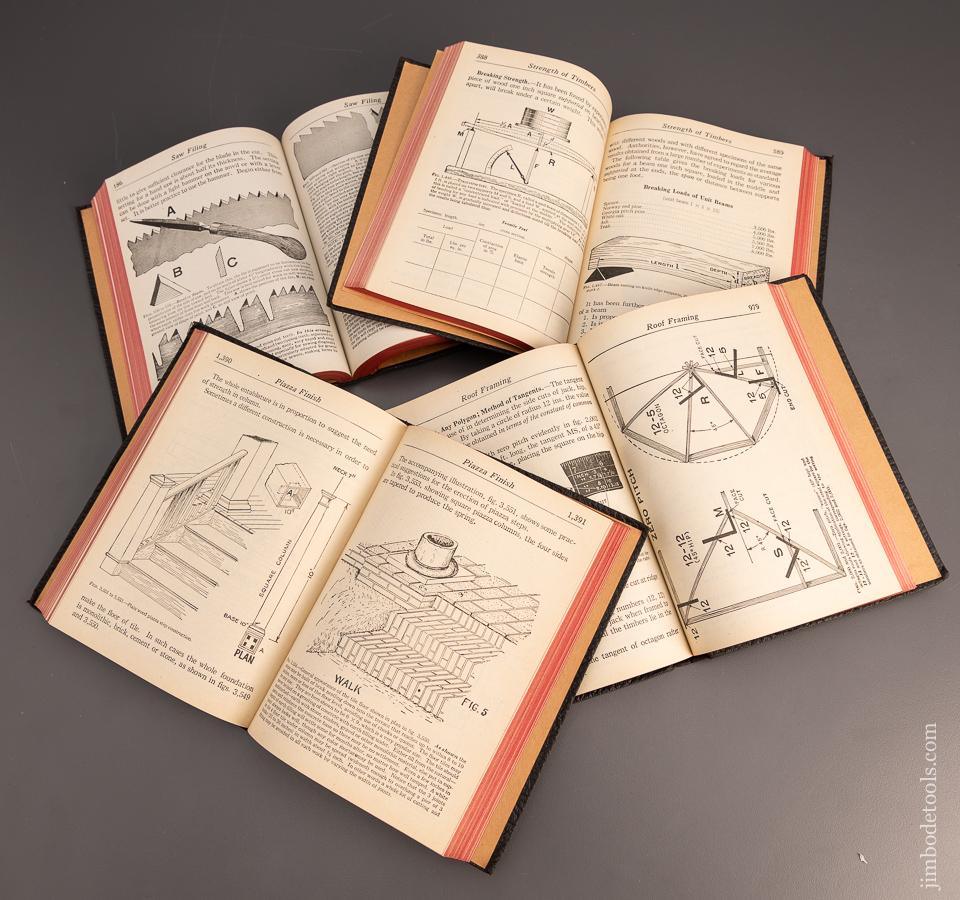 BOOKS: Complete Set of Audels Carpenters & Builders Volumes 1-4 - 99908