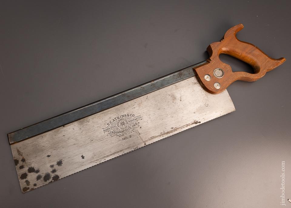 Near Mint ATKINS No. 2 Carcass Saw 16 Inch - 99918