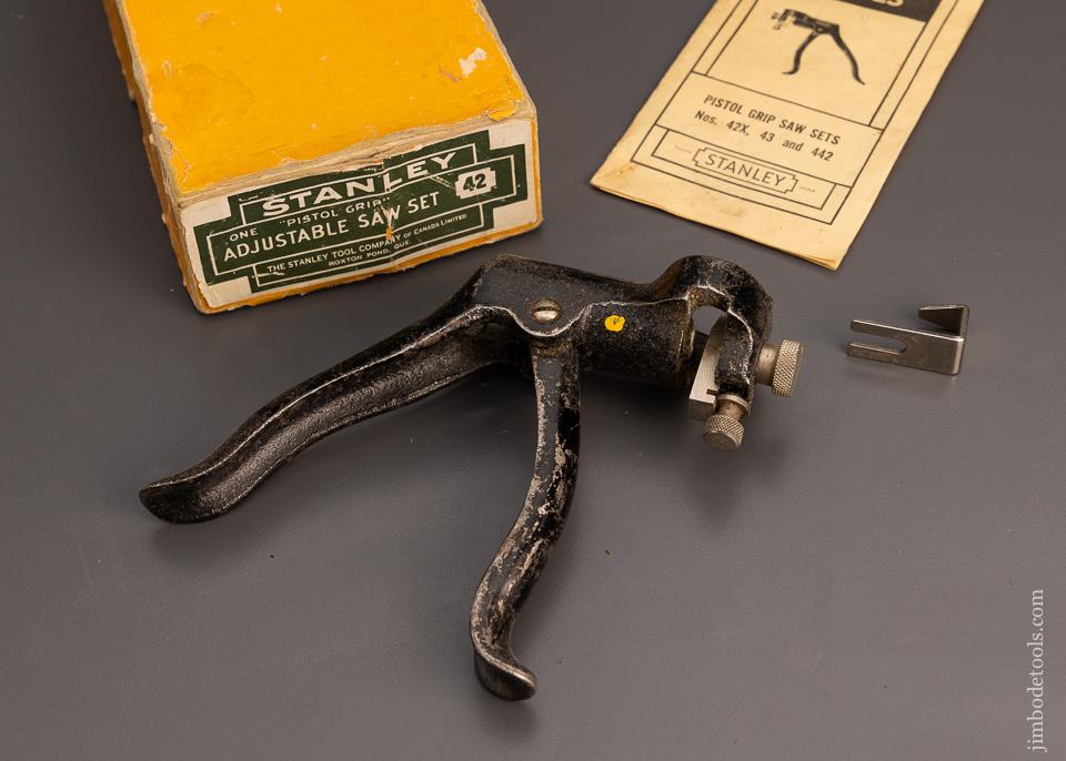 STANLEY No. 42X Adjustable Saw Set in Box - 99952