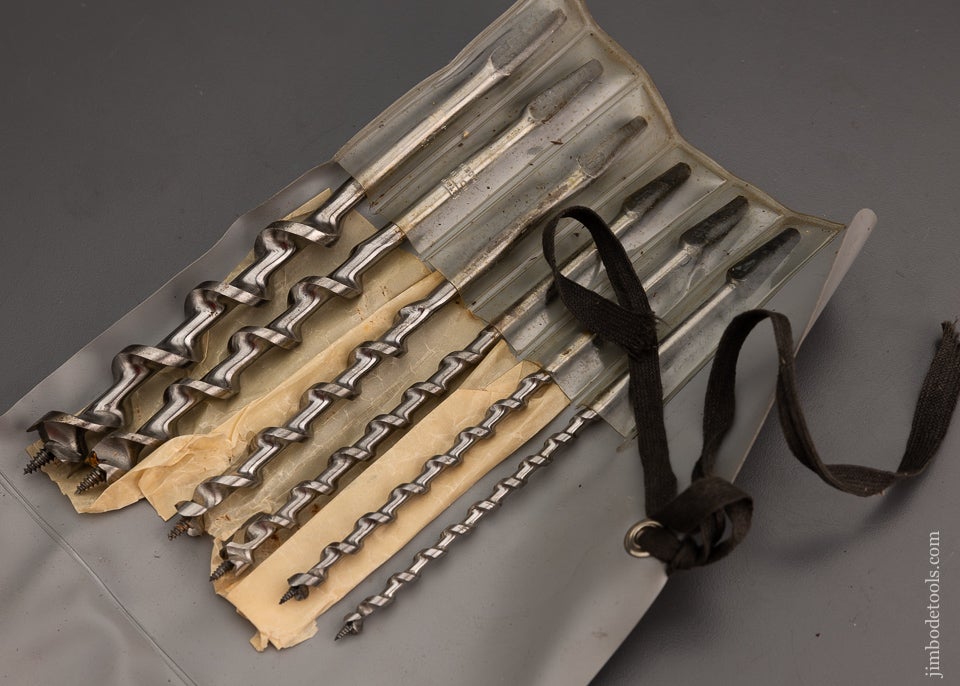 Set of 6 STANLEY Handyman Auger Bits Irwin Style Mint - 99976