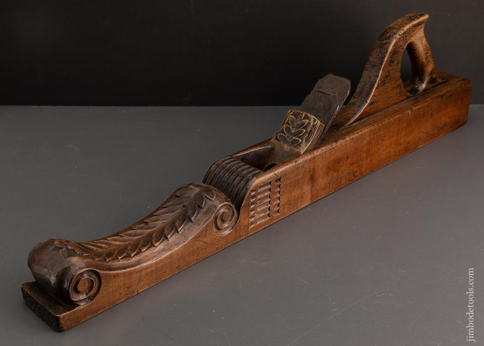 Lovely Carved 27 inch French Jointer Plane - EXCALIBUR 8