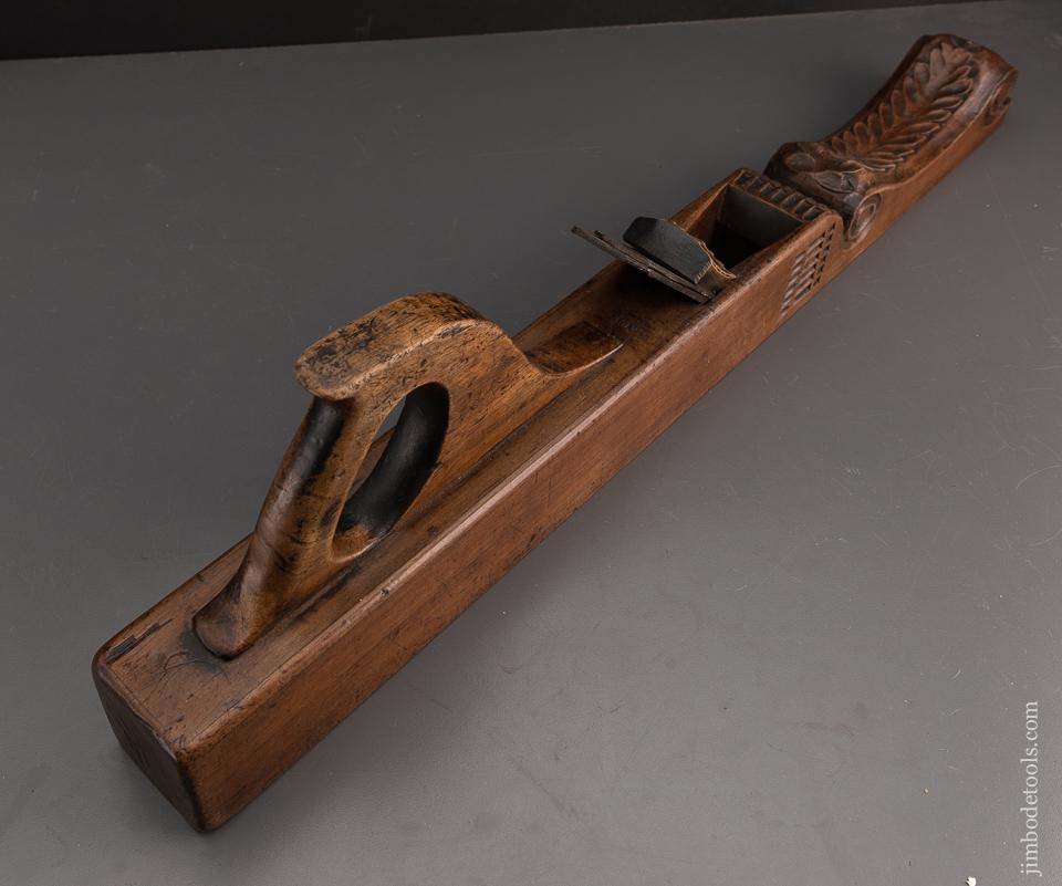 Lovely Carved 27 inch French Jointer Plane - EXCALIBUR 8