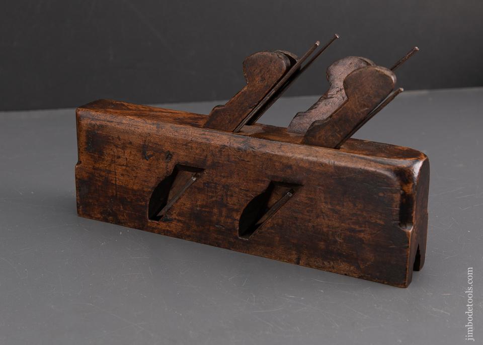 Rare! NELSON (1750-1868) Quadruple Iron Gothic Sash Moulding Plane FINE - EXCALIBUR 28