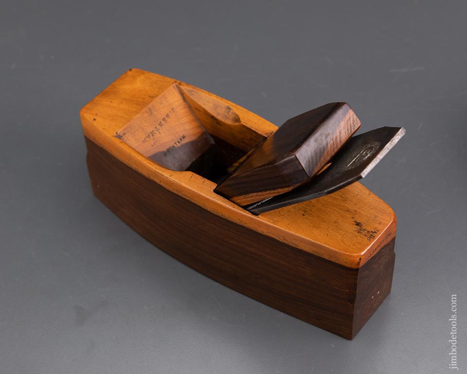 Spectacular Solid Lignum Vitae 7 3/4 inch Smooth Plane - EXCALIBUR 33