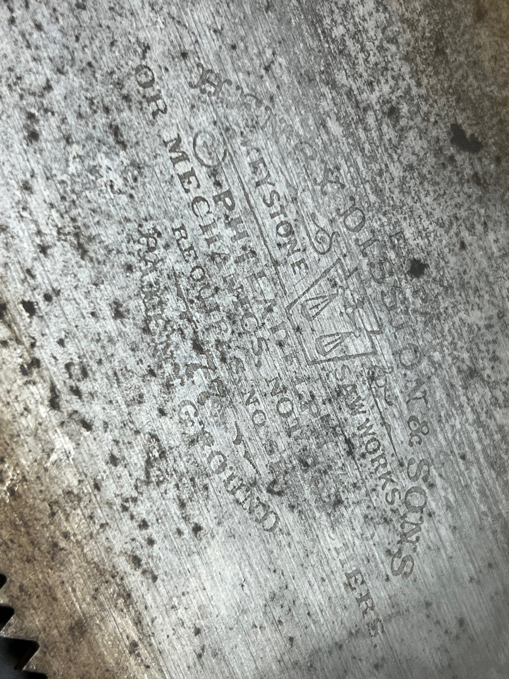 Rare DISSTON No. 77 “For Mechanics Not Botchers” Back Saw - 106090 - AS OF JAN 24