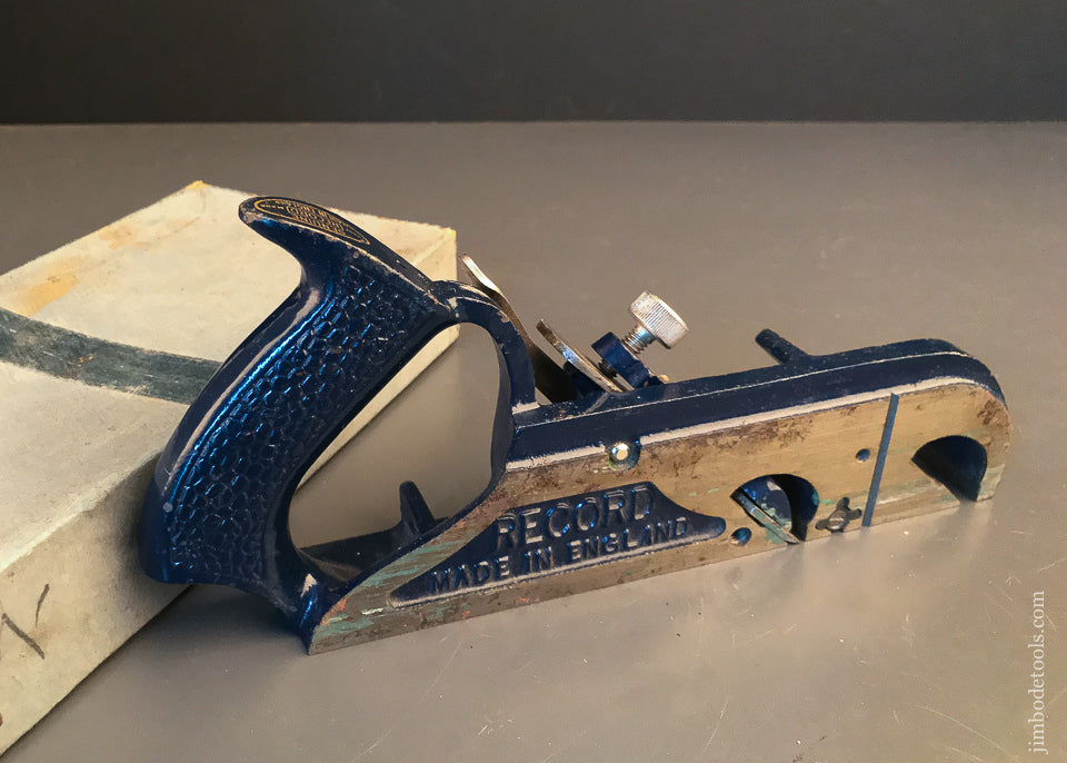 RECORD No. 078 Duplex Rabbet Rebate Plane Complete in Original Box - 92663