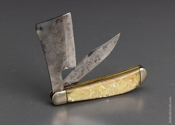 Rare and Excellent Folding Knife with Cleaver IMPERIAL PROV. R.I. - EXCELSIOR 95431