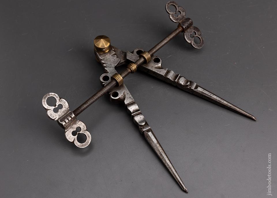 Fabulous German 17th Century Armorer’s Dividers - EXCELSIOR 95567