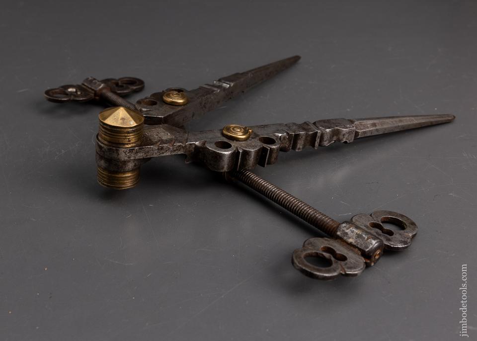 Fabulous German 17th Century Armorer’s Dividers - EXCELSIOR 95567