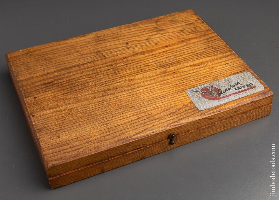 Complete Set of Thirteen ACRABORE IRWIN-Style Auger Bits in Original Box - 91556