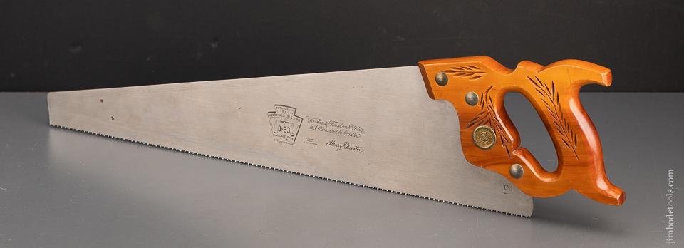 Dead Mint! DISSTON D-23 Panel Saw - EXCALIBUR 107