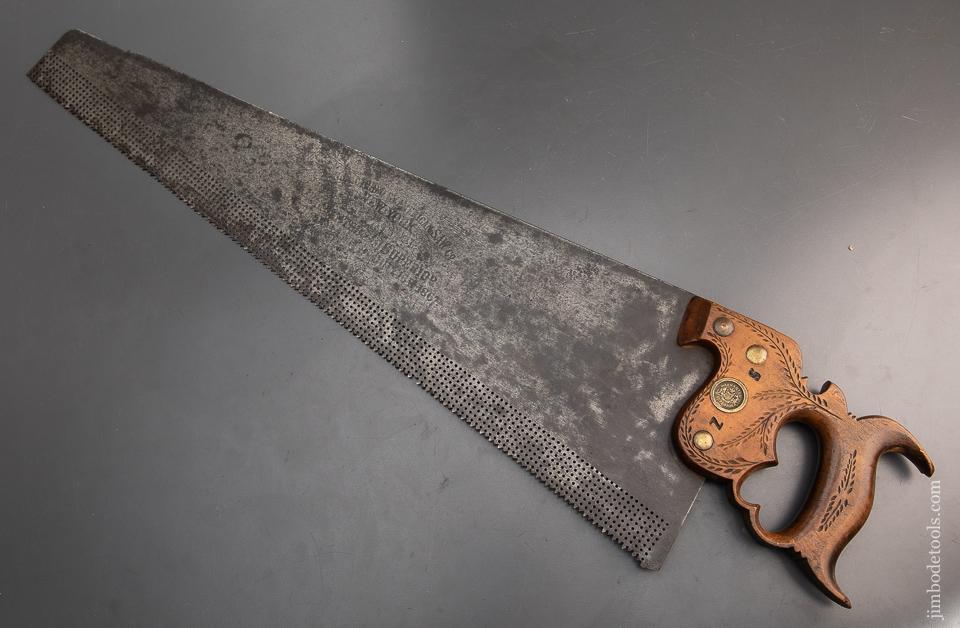 RARE Emerson Patent Perforated Saw by AMERICAN SAW CO. NY 1867 - EXCELSIOR 96155