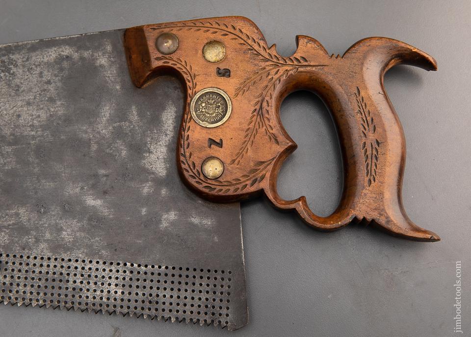 RARE Emerson Patent Perforated Saw by AMERICAN SAW CO. NY 1867 - EXCELSIOR 96155