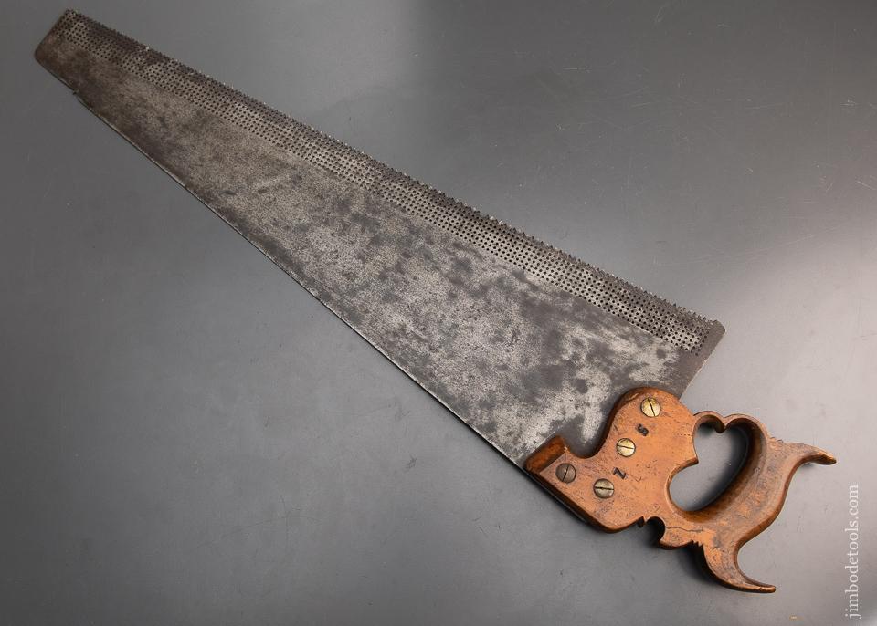 RARE Emerson Patent Perforated Saw by AMERICAN SAW CO. NY 1867 - EXCELSIOR 96155