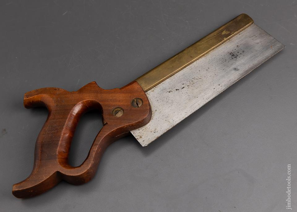 Fabulous Vintage DISSTON 8 inch Brass Back Saw - EXCELSIOR 95539