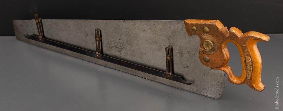 Near Mint! DISSTON Depth Gauge Saw No. 7 with Original Handle Labels - EXCALIBUR 101