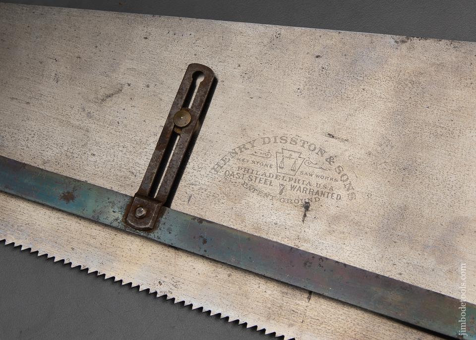 Near Mint! DISSTON Depth Gauge Saw No. 7 with Original Handle Labels - EXCALIBUR 101