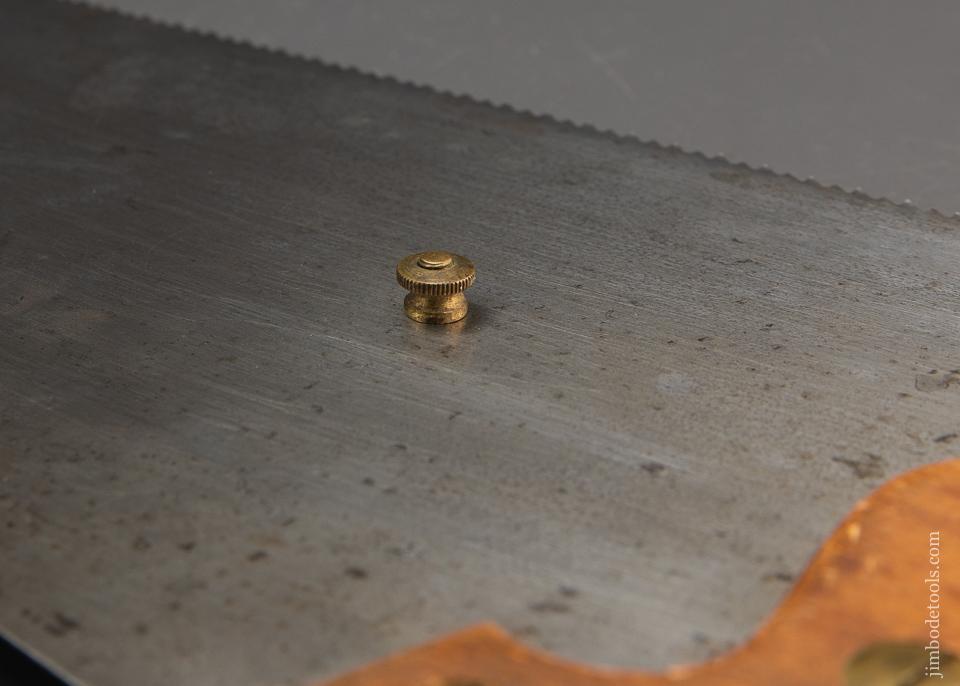 Near Mint! DISSTON Depth Gauge Saw No. 7 with Original Handle Labels - EXCALIBUR 101