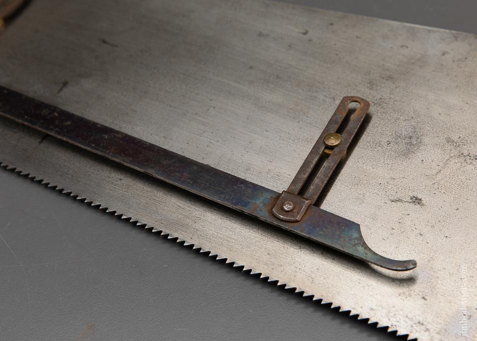 Near Mint! DISSTON Depth Gauge Saw No. 7 with Original Handle Labels - EXCALIBUR 101