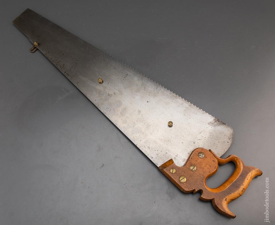 Near Mint! DISSTON Depth Gauge Saw No. 7 with Original Handle Labels - EXCALIBUR 101