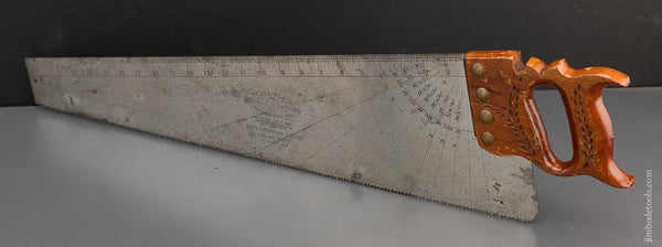 Rare! ATKINS No. 61 HEIR's Patent circa 1896 & 1905 Combination Saw AND Square - EXCALIBUR 102