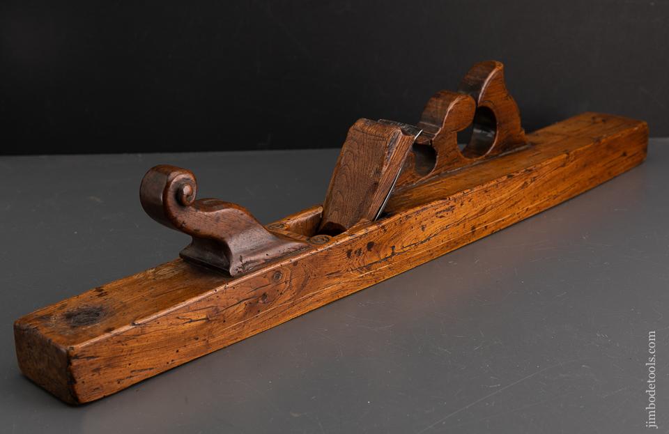Dated 1674! Fancy Dutch Jointer Plane - EXCALIBUR 12