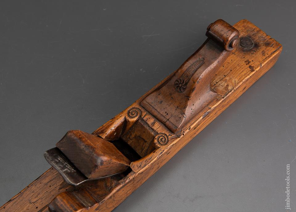 Dated 1674! Fancy Dutch Jointer Plane - EXCALIBUR 12