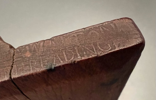 I*WALTON in * READING 18th Century Yellow Birch Moulding Plane Fine - EXCELSIOR 101832 - AS OF JAN 16