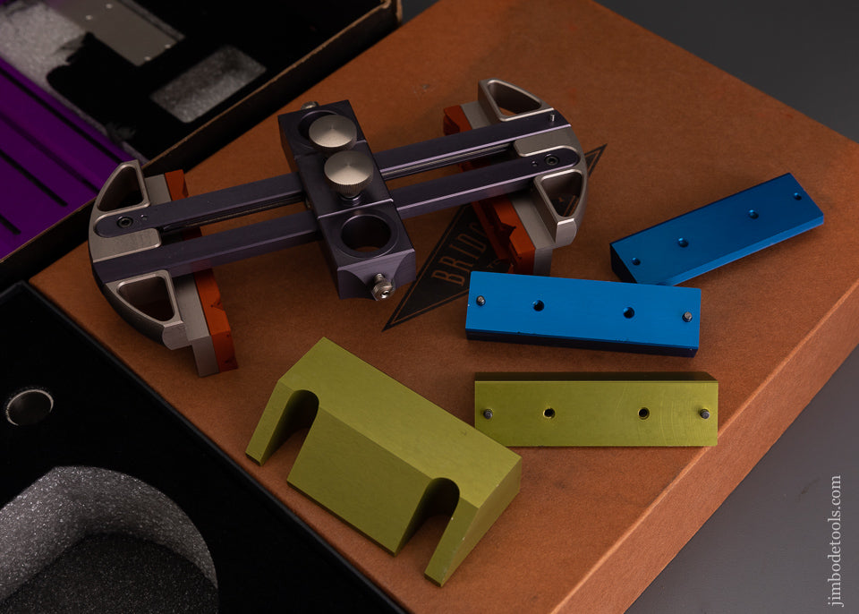 BRIDGE CITY TOOL WORKS No. DJ-1 Drilling Jig Universal Jaw Kit with Extension Plates in Box - 103456