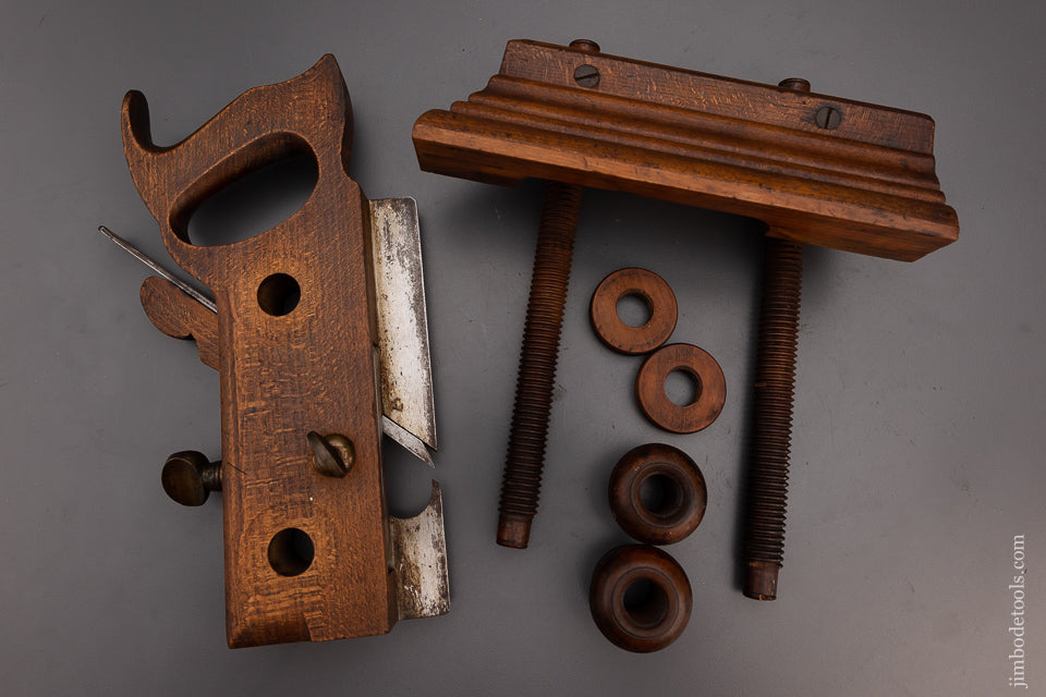 Fine SANDUSKY No. 120 Screw Arm Plow Plane with Patented Ergonomic Handle - 100665