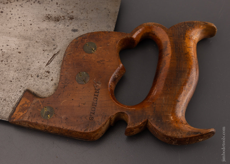 Fine DISSTON No. 9 London Spring Hand Saw - 106776