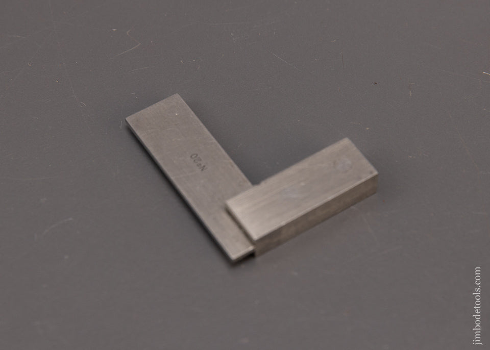 Mint STARRETT No. 20 Try Square in Rare 1 Inch Size - 109253