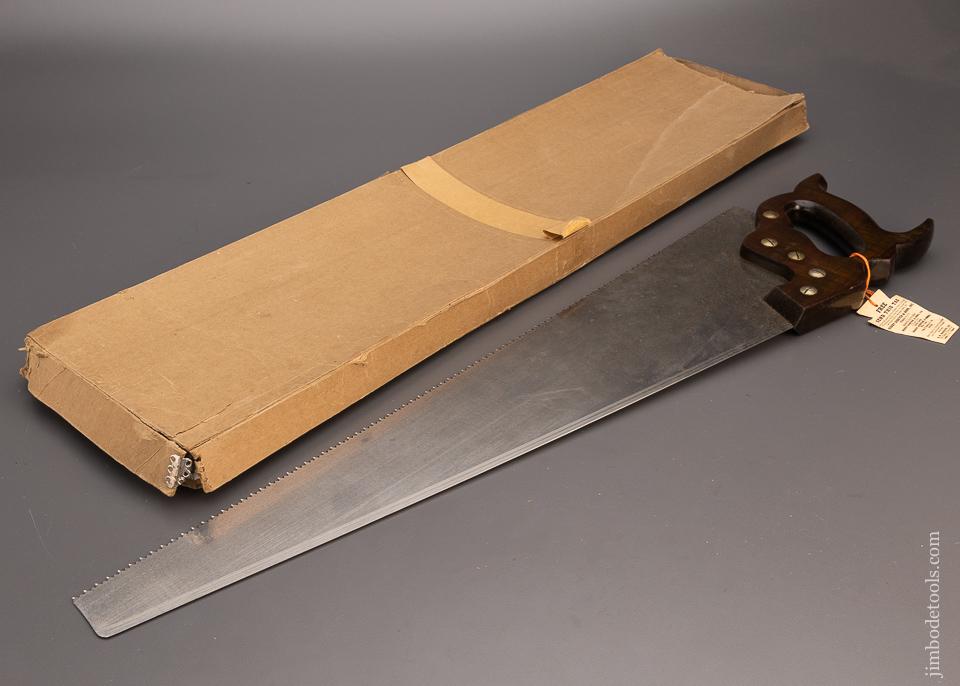 DISSTON D-15 Rosewood Handle VICTORY Hand Saw Mint in Box - EXCELSIOR 100333