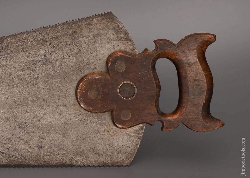 Rare & Fine DISSTON NO. 90 BISSELL & MOORE PATENT Duplex Saw Ca. 1865 - EXCELSIOR 100516