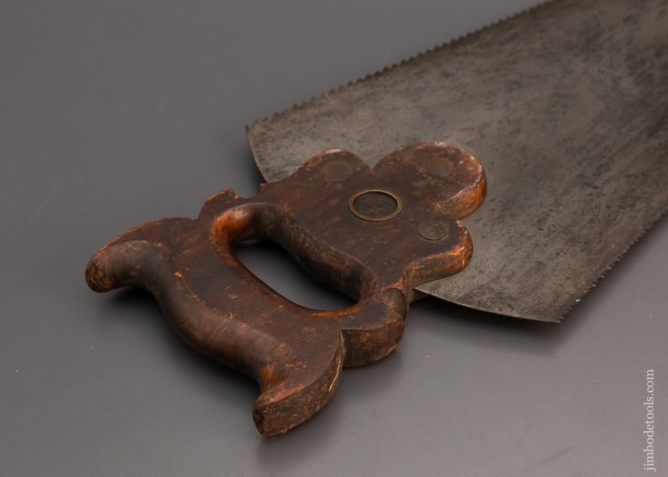 Rare & Fine DISSTON NO. 90 BISSELL & MOORE PATENT Duplex Saw Ca. 1865 - EXCELSIOR 100516