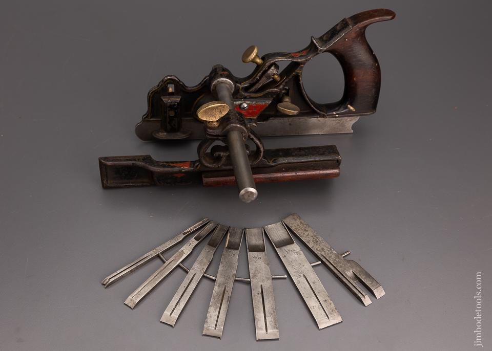 Stunning BABSON & REPPLIER Boston Mass. PHILLIPS PATENT MAYO’S IMPROVED Plow Plane - EXCELSIOR 100651
