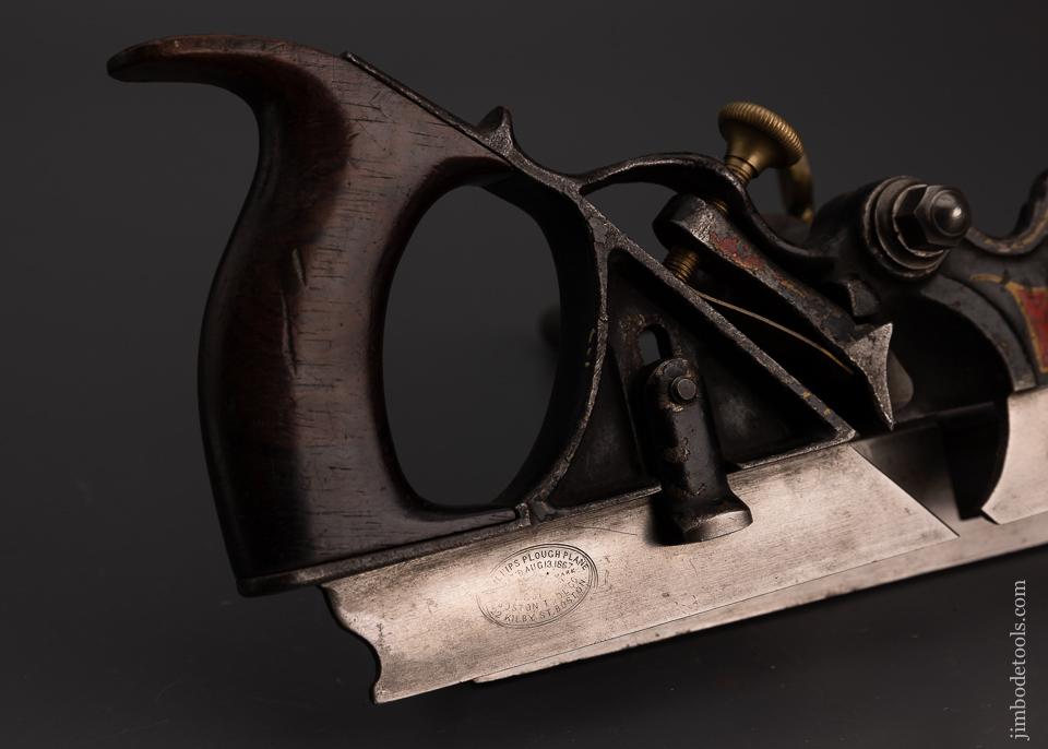 Stunning BABSON & REPPLIER Boston Mass. PHILLIPS PATENT MAYO’S IMPROVED Plow Plane - EXCELSIOR 100651