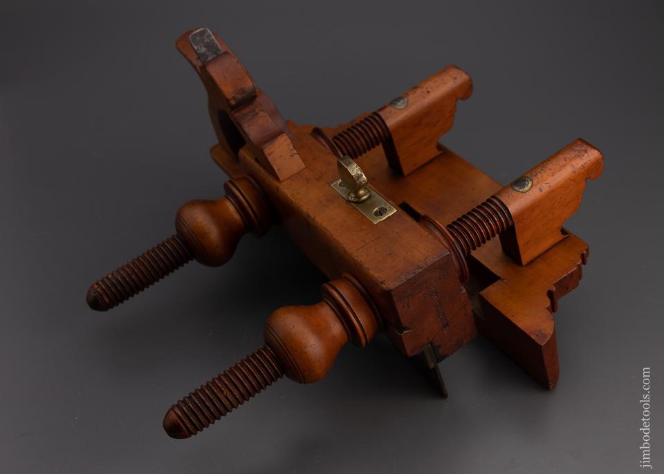 Stunning CASEY KITCHEL CO. Solid Boxwood Plow Plane with Double Ended Fence - EXCELSIOR 100652
