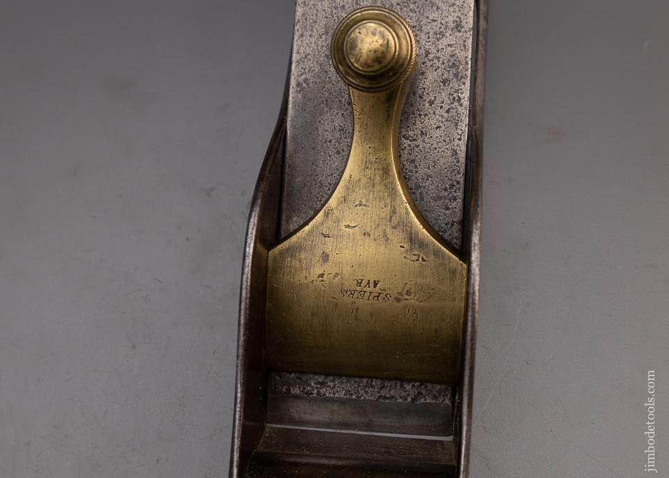 Stunning Early Screw-sided SPIERS IMPROVED PATTERN Dovetailed Miter Plane - EXCELSIOR 100657